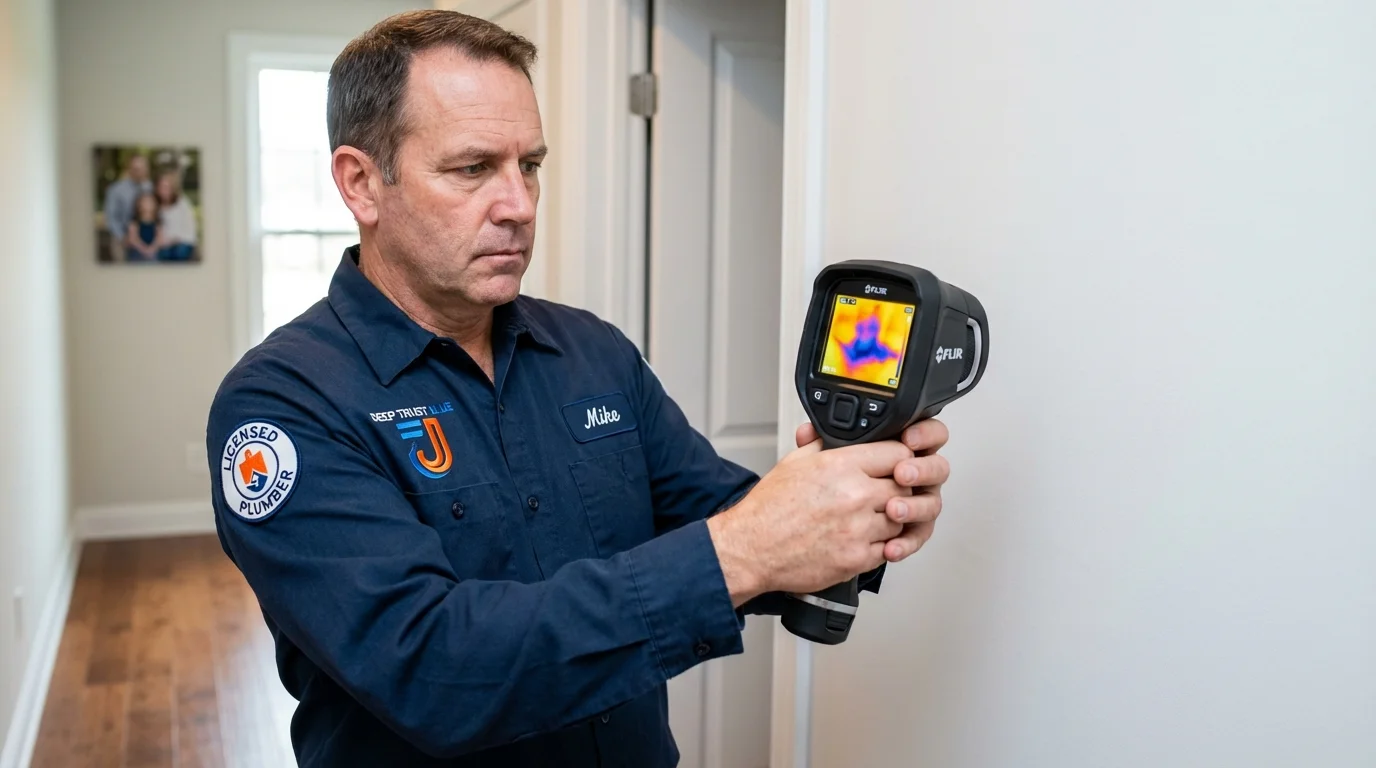 Thermal imaging leak detection by Johns Plumbing LLC in Buena